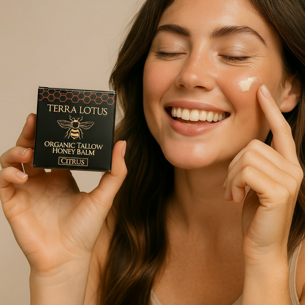 TERRA LOTUS – Citrus Tallow Honey Balm