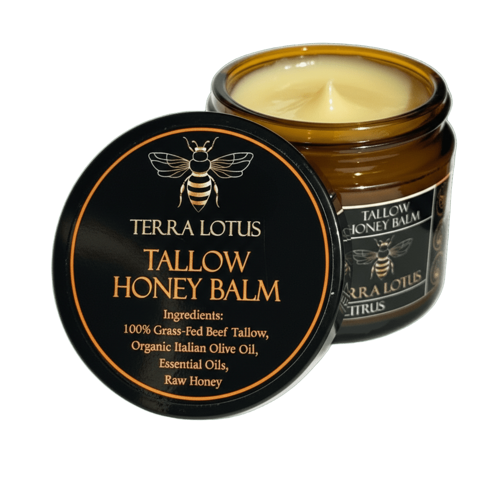 TERRA LOTUS – Citrus Tallow Honey Balm