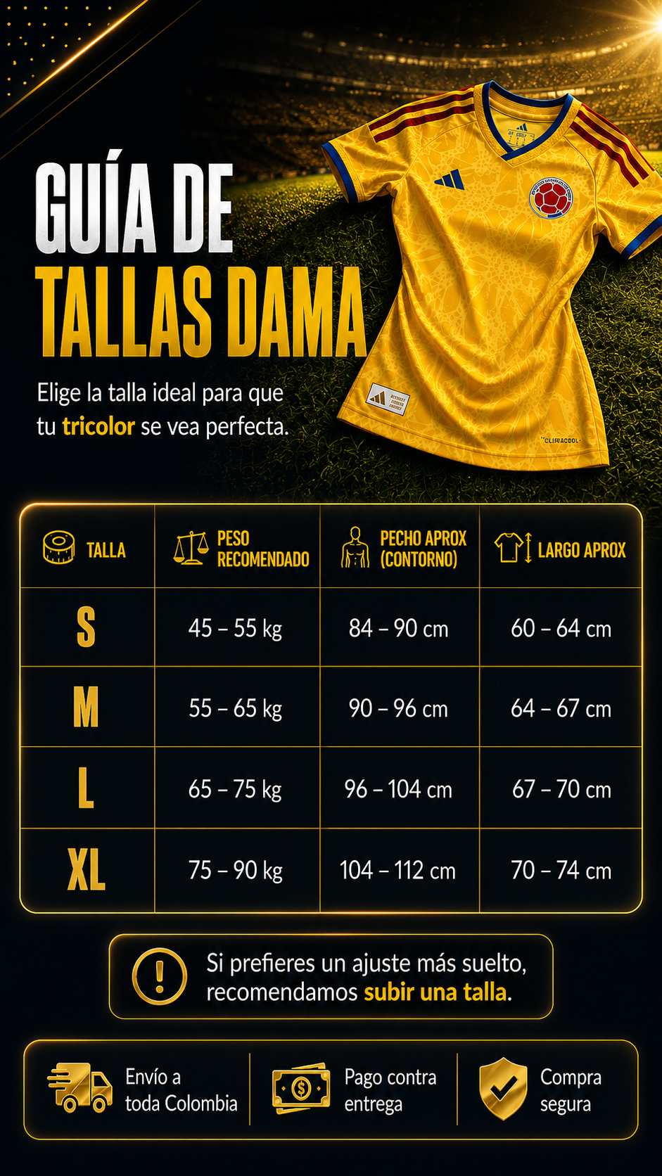 Camiseta Colombia Mundial